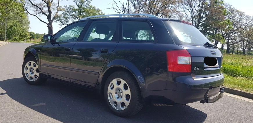Audi A4 cena 13500 przebieg: 268000, rok produkcji 2004 z Wrocław małe 191